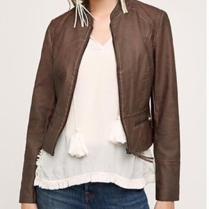 Anthro - Hei Hei - faux leather jacket